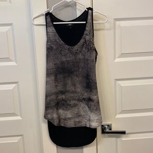 Snakeskin sleeveless tunic